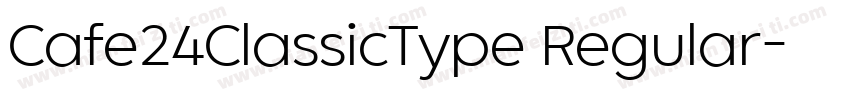 Cafe24ClassicType Regular字体转换